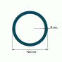 Труба электросварная 720*8 ГОСТ 10704-91, ст. 20