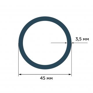 Труба бесшовная 45*3,5 ГОСТ 8734-75, ст. 20