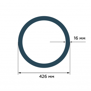 Труба бесшовная 426*16 ТУ 14-3Р-51-2001, ст. 20