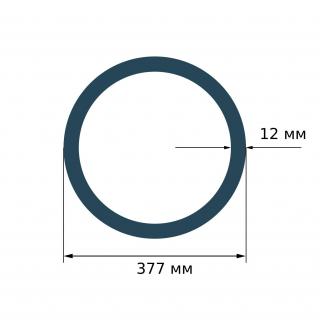 Труба бесшовная 377*12 ТУ 14-3Р-1128-2007, ст. 09Г2С